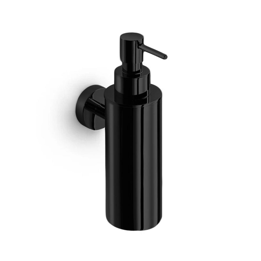 Dosasapone a parete da 180ml di Lineabeta collezione Baketo in Ottone verniciato Nero