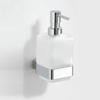 Dispenser Sapone a parete di Gedy serie Lounge con erogatore in Ottone - Cromato