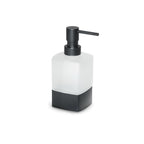 Dispenser sapone da appoggio con erogatore in Ottone Gedy serie Lounge - Nero Matt
