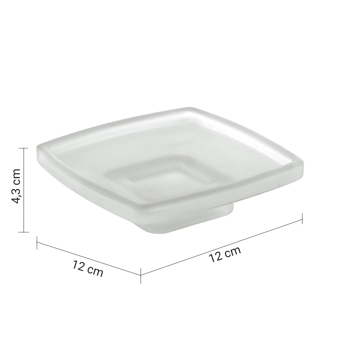 Portasapone per portasalviette attrezzabile Gedy serie Lounge - Satinato