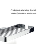 Portaoggetti doccia doppio a parete Gedy serie Lounge - Cromato