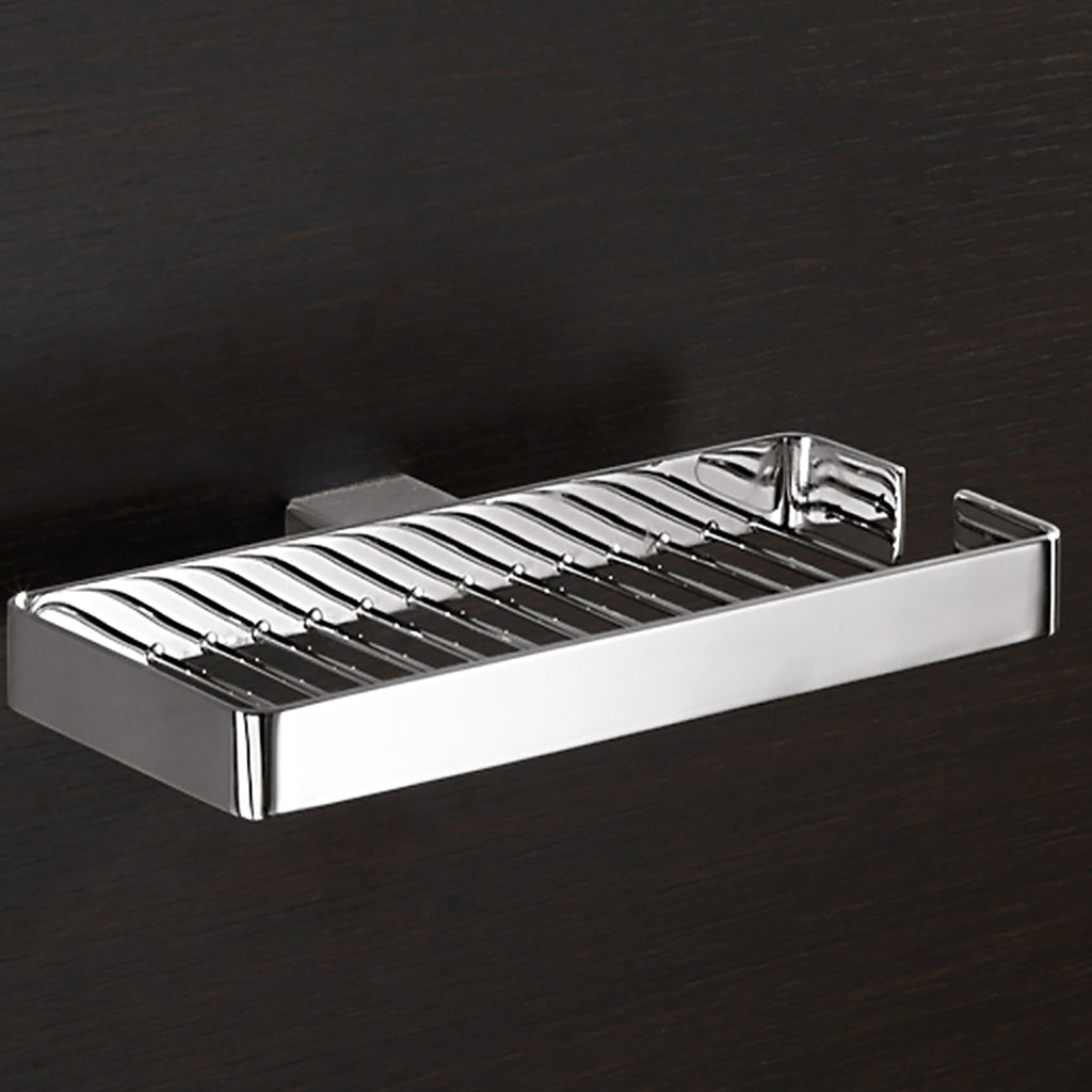 Portaoggetti doccia doppio a parete Gedy serie Lounge - Cromato