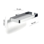 Portaoggetti doccia doppio a parete Gedy serie Lounge - Cromato