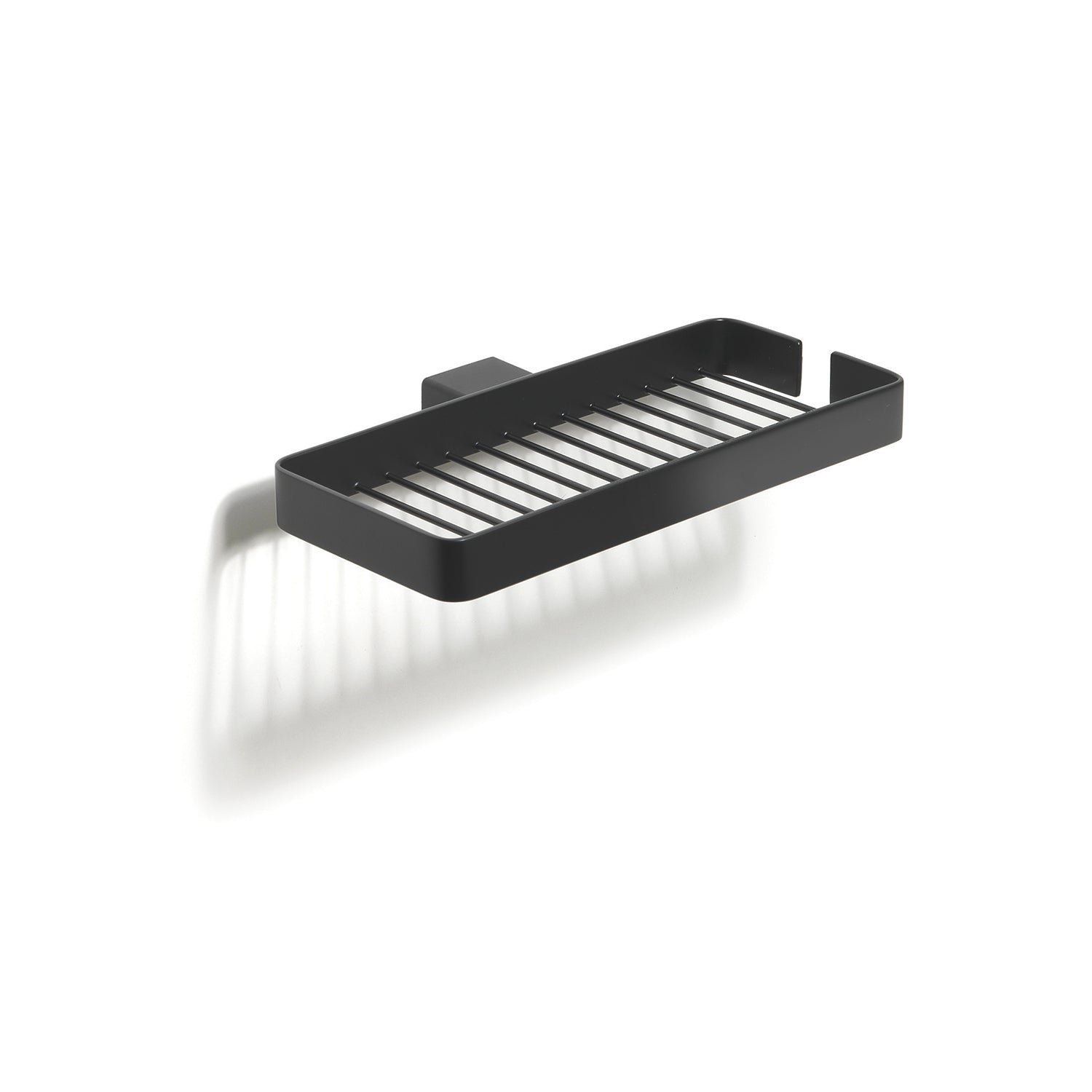 Portaoggetti doccia doppio a parete Gedy serie Lounge - Nero Matt