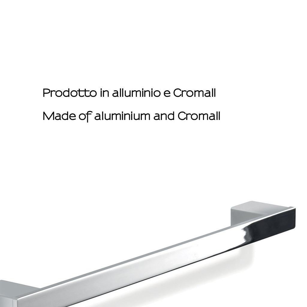 Portasalviette a parete Gedy serie Lounge 45 cm - Cromato