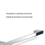 Portasalviette a parete Gedy serie Lounge 45 cm - Cromato