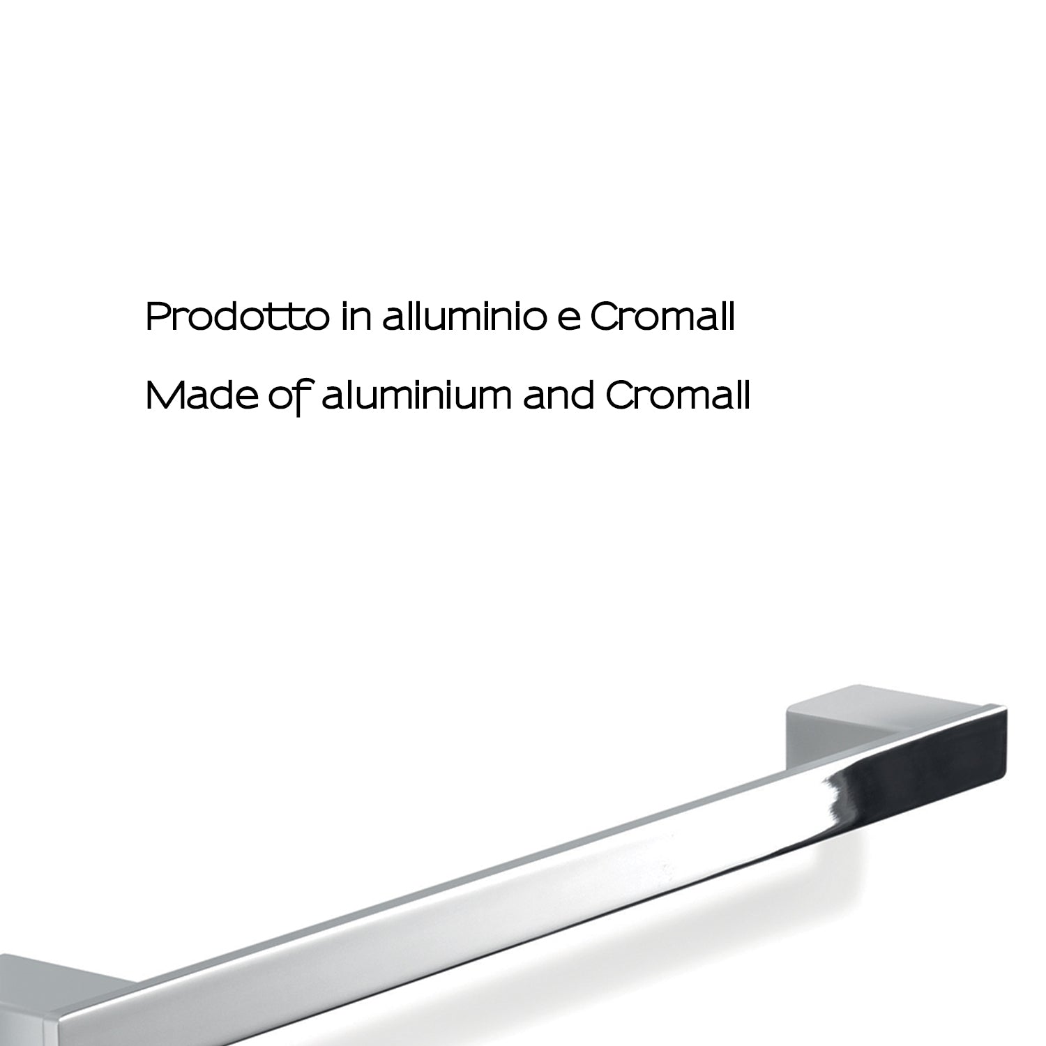 Portasalviette a parete Gedy serie Lounge 45 cm - Cromato