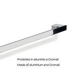 Portasalviette a parete Gedy serie Lounge 60 cm - Cromato