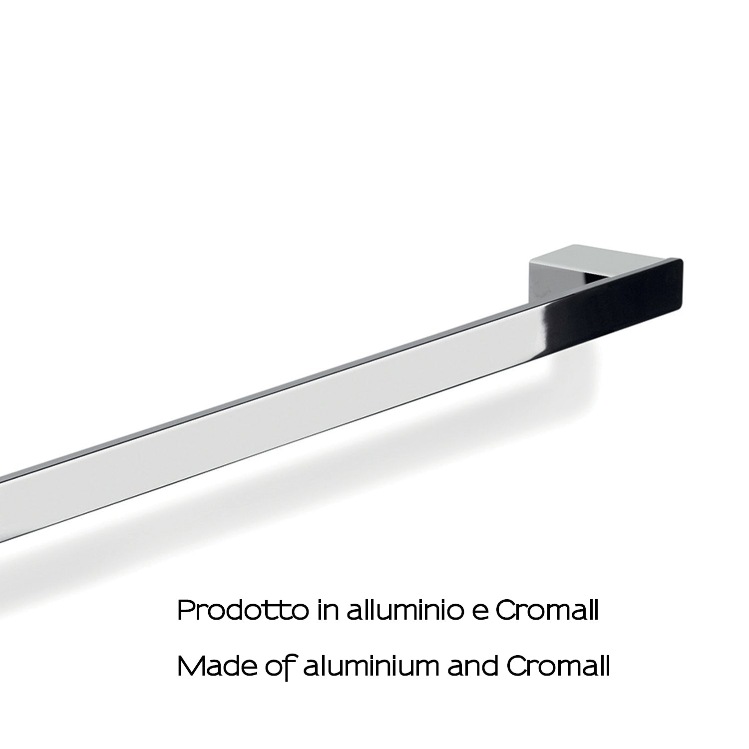 Portasalviette a parete Gedy serie Lounge 60 cm - Cromato