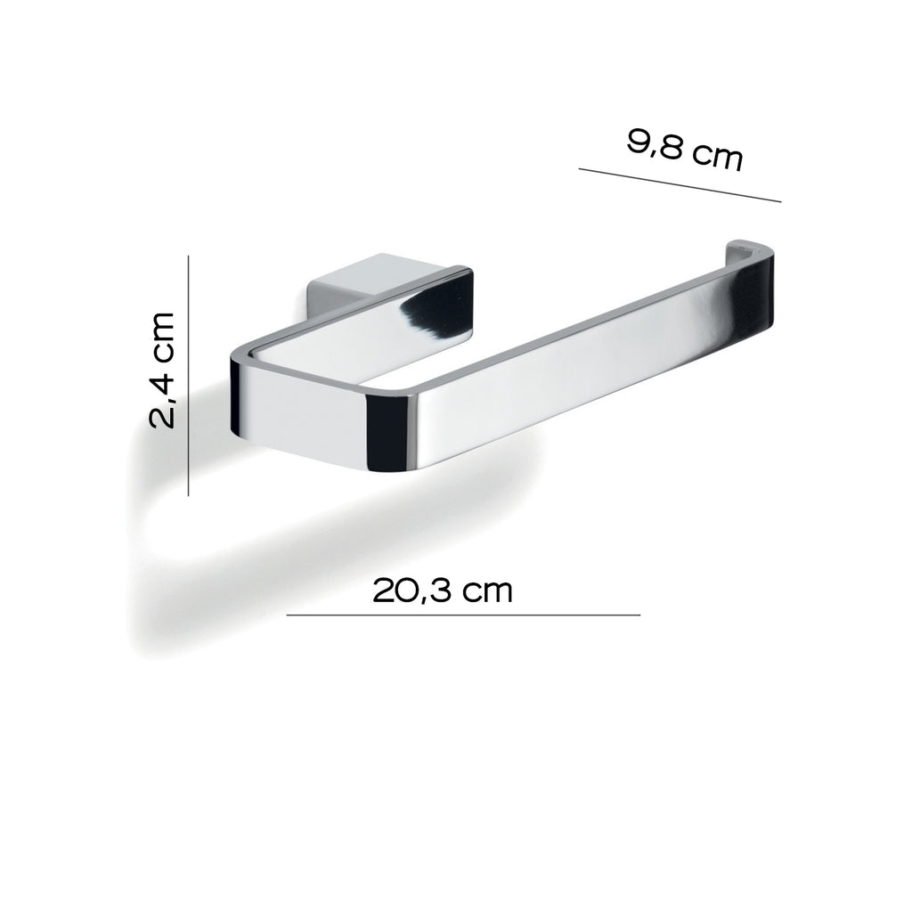 Portasalviette ad anello Gedy serie Lounge - Cromato