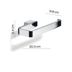 Portasalviette ad anello Gedy serie Lounge - Cromato