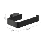 Portarotolo a parete Gedy serie Lounge - Nero Matt