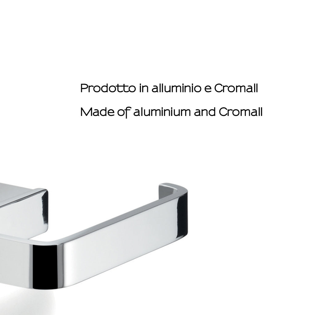 Portarotolo a parete Gedy serie Lounge - Cromato