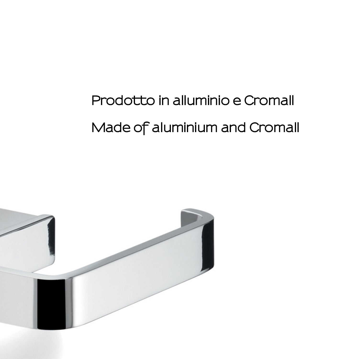 Portarotolo a parete Gedy serie Lounge - Cromato