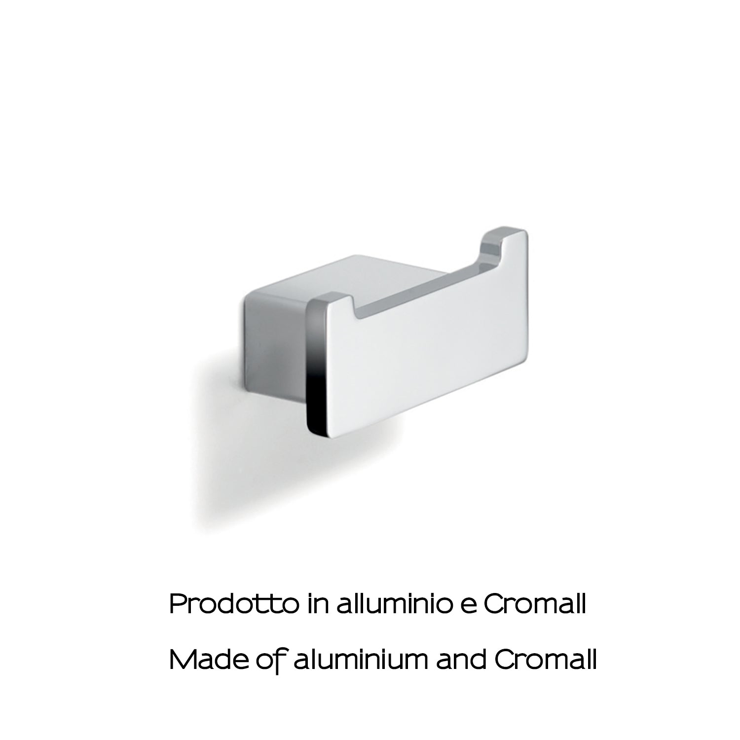 Appendiabiti doppio a parete Gedy serie Lounge - Cromato