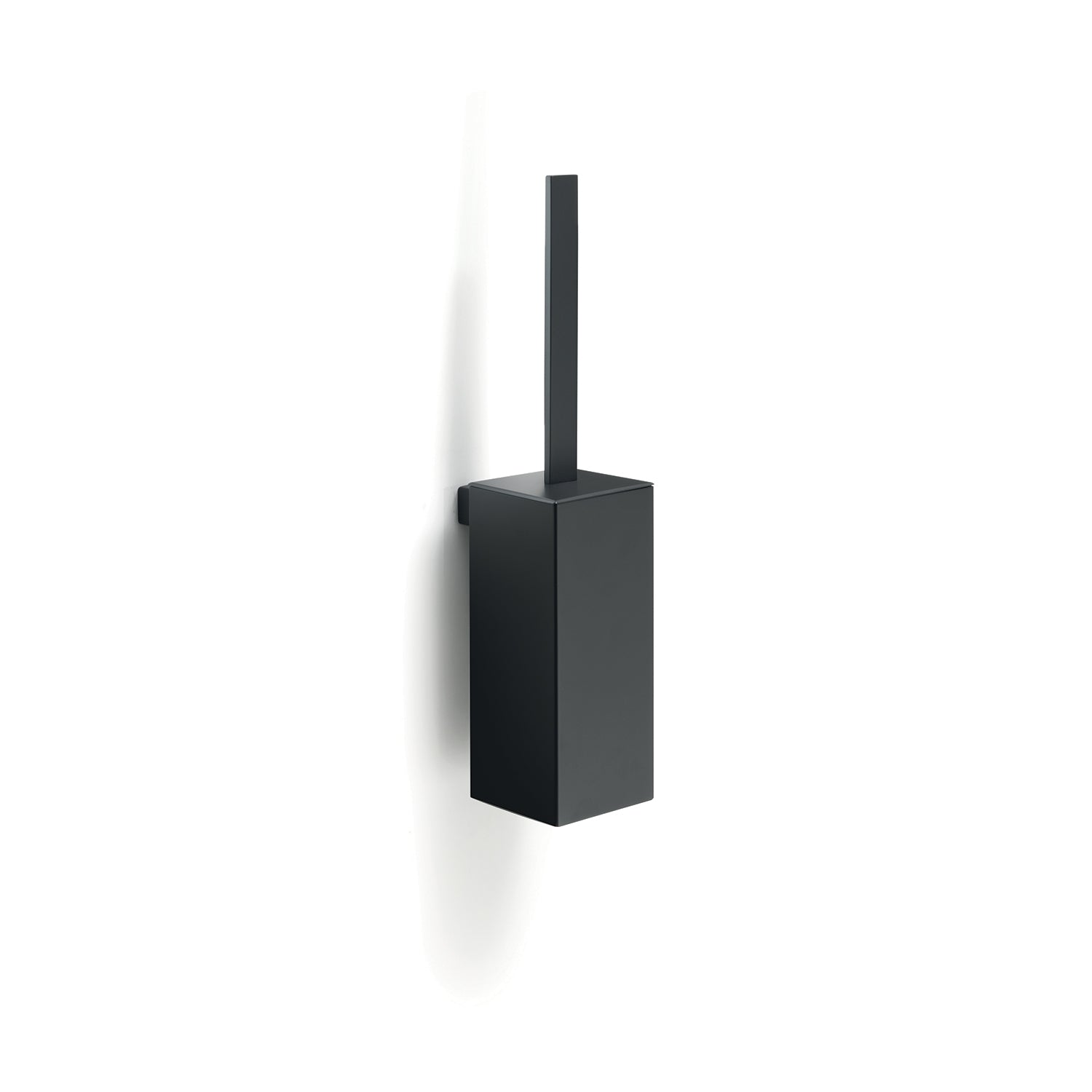 Scopino a parete con ciuffo in setole Gedy serie Lounge - Nero Matt