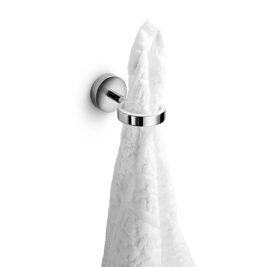 Anello porta asciugamani da muro Lineabeta collezione Baketo in ottone cromato