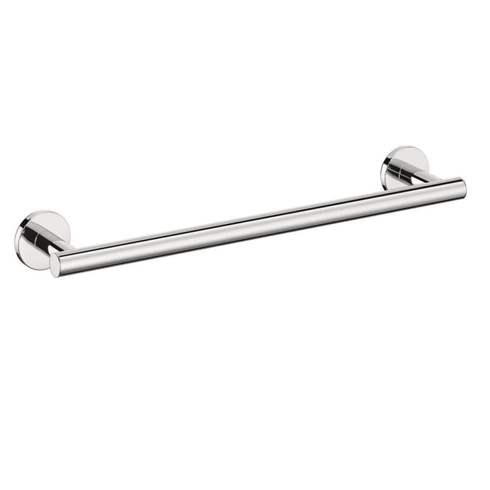 Porta asciugamani a muro in ottone cromato della collezione 'Architect s+' by Cosmic cm 45