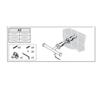 Porta asciugamani a muro in ottone verniciato della collezione 'Architect s+' by Cosmic cm 5