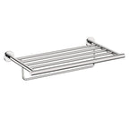 Porta asciugamani mensola a muro in ottone cromato della collezione 'Architect s+' by Cosmic cm 55x30