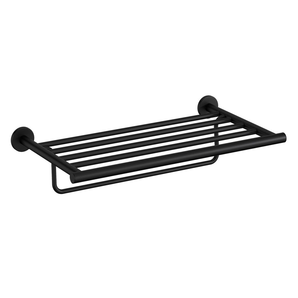 Porta asciugamani mensola a muro in ottone verniciato della collezione 'Architect s+' by Cosmic cm 55x30