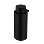 Dispenser sapone da appoggio in acciaio della collezione 'Logic' by Cosmic - Nero