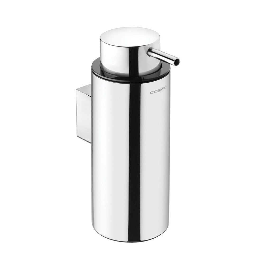 Dispenser sapone a muro in acciaio della collezione 'Logic' by Cosmic - Lucido