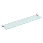 Mensola a muro in vetro ed acciaio della collezione 'Logic' by Cosmic 2x9