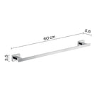 Portasalviette a parete Gedy modello Atena da 60 cm - Cromato