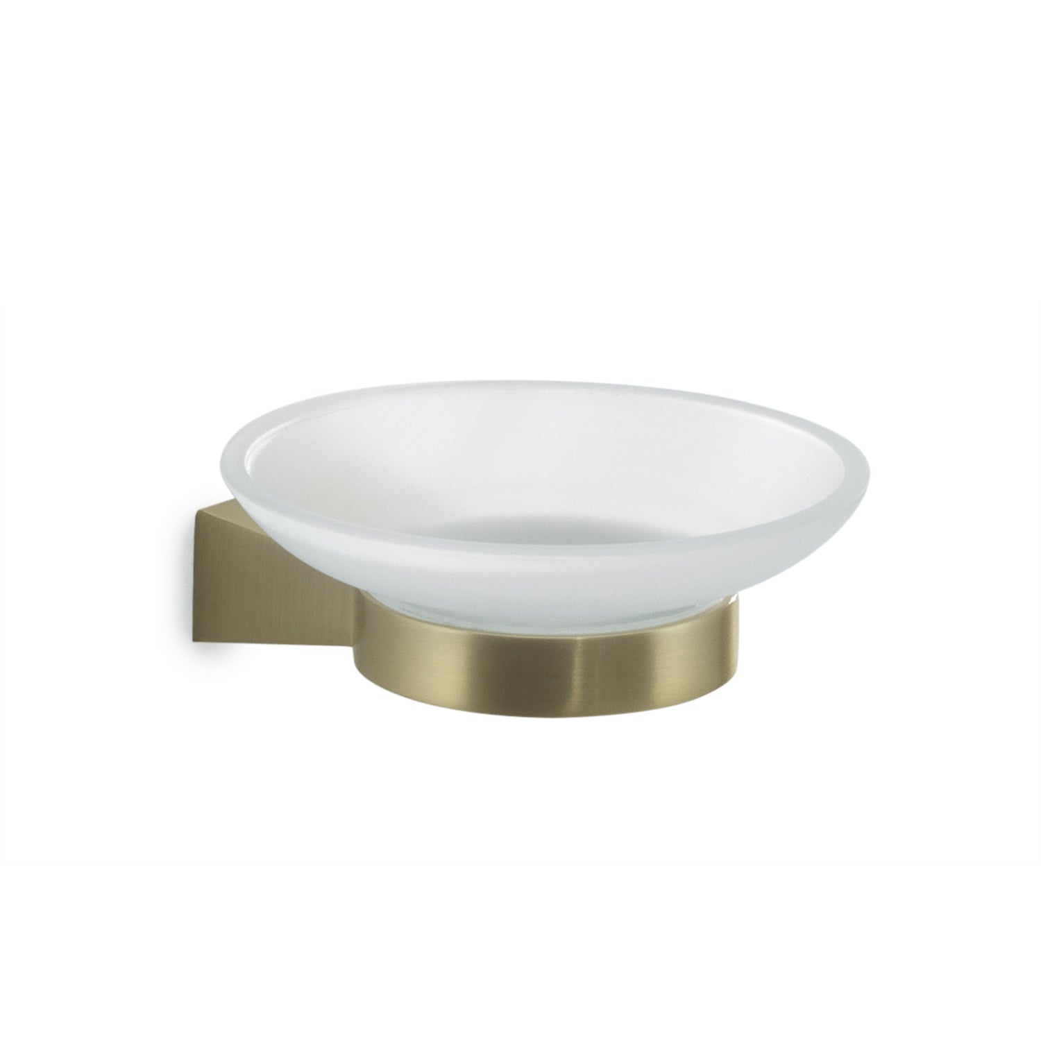 Portasapone a parete in Acciaio Inox Gedy serie Tonale - Oro Matt