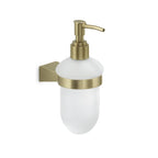 Dispenser sapone a parete con erogatore in plastica Gedy serie Tonale - Oro Matt