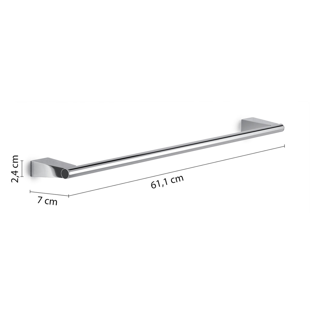 Porta asciugamani a parete in Acciaio Inox Gedy serie Tonale 60 cm - Cromato