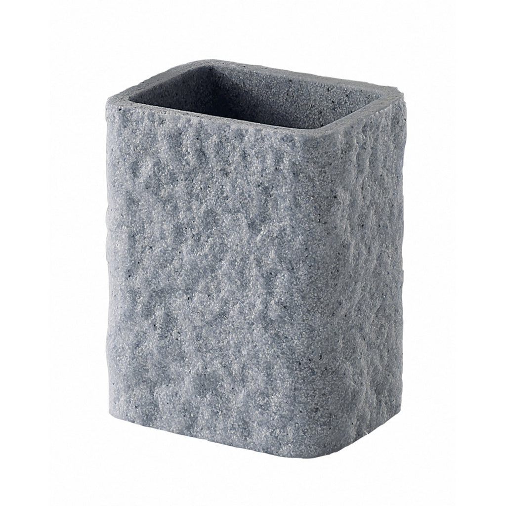 Portaspazzolini da appoggio Gedy serie Aries - Grigio