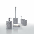 Portaspazzolini da appoggio Gedy serie Aries - Grigio