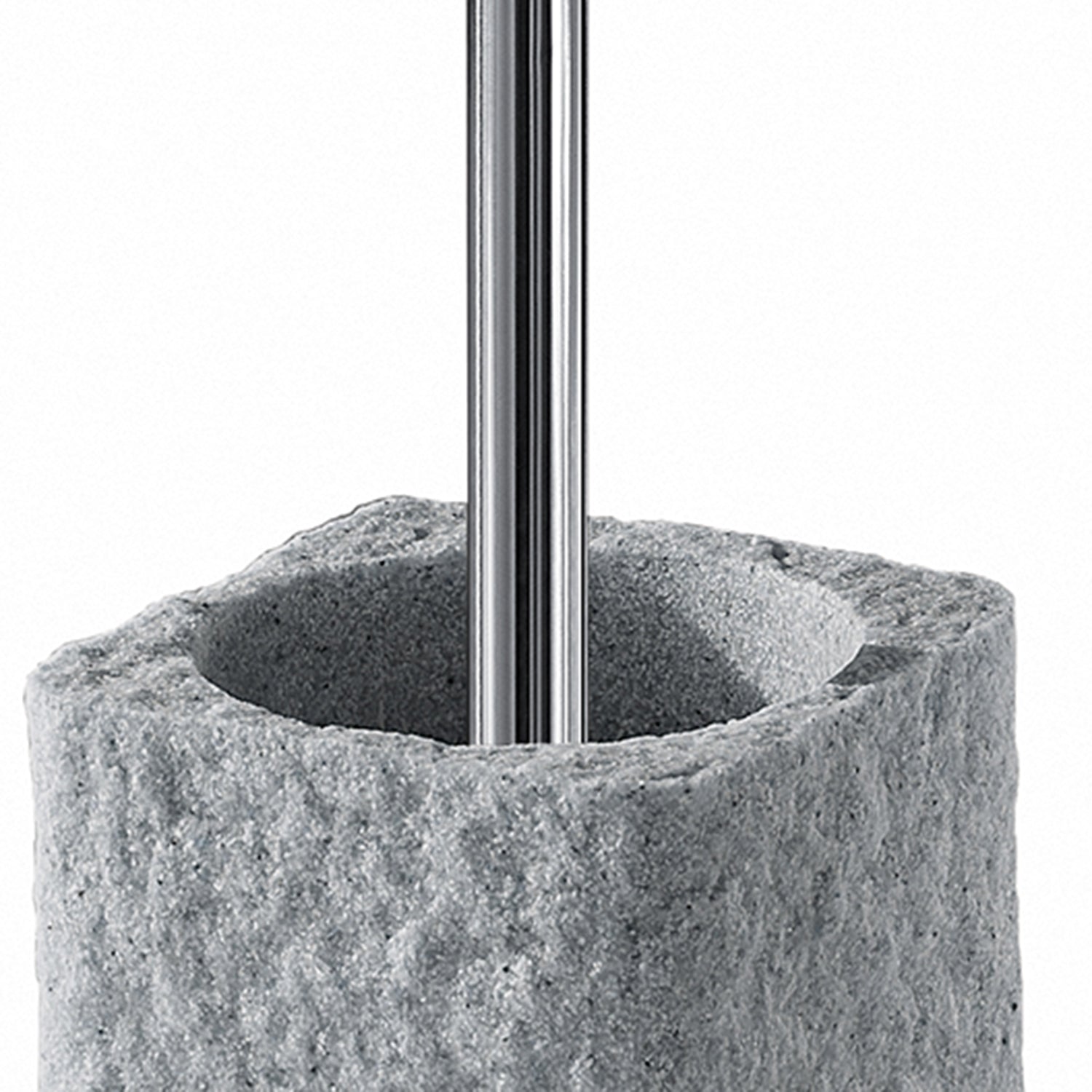 Scopino da appoggio con ciuffo in setole Gedy modello Aries - Grigio