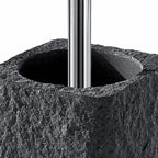 Scopino da appoggio con ciuffo in setole Gedy modello Aries - Antracite