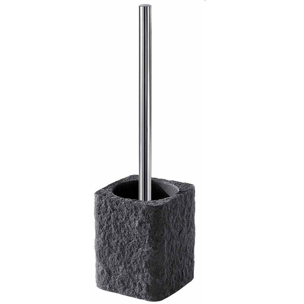 Scopino da appoggio con ciuffo in setole Gedy modello Aries - Antracite