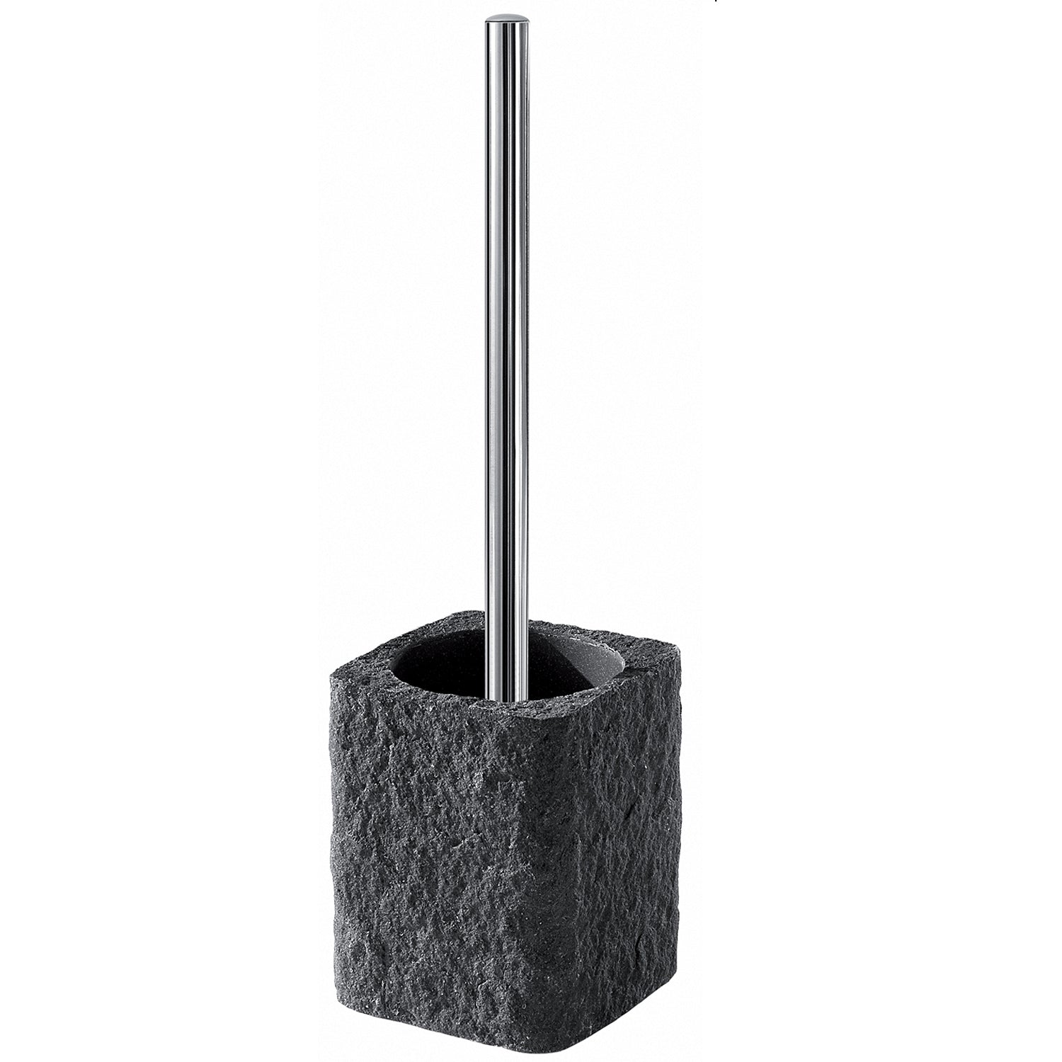 Scopino da appoggio con ciuffo in setole Gedy modello Aries - Antracite