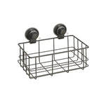 Portaoggetti rettangolare doccia in filo di Gedy serie Hot - Nero Matt