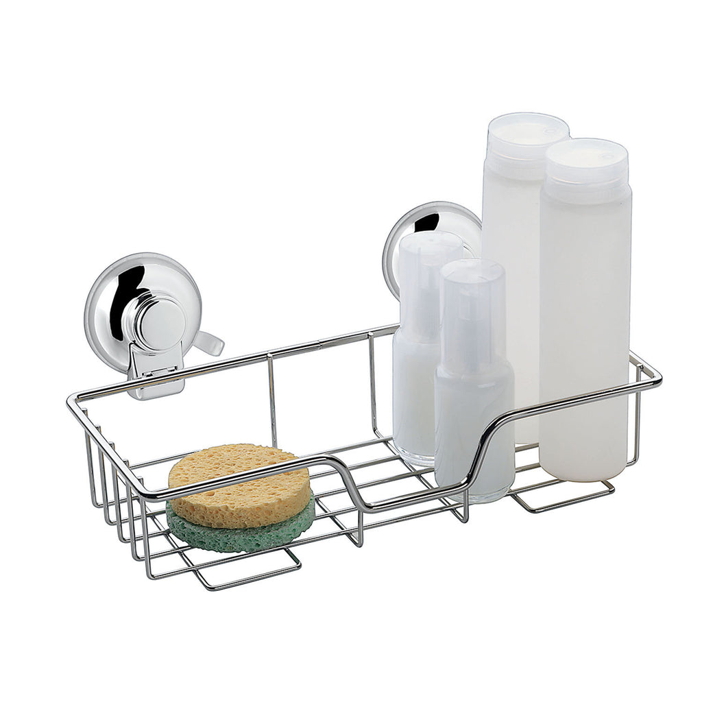 Portaoggetti rettangolare doccia in filo di Gedy serie Hot - Cromato