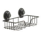 Portaoggetti rettangolare doccia in filo di Gedy serie Hot - Nero Matt