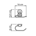 Porta carta igienica di Gedy serie Hot - Nero Matt