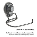 Porta carta igienica di Gedy serie Hot - Nero Matt