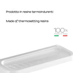 Portasapone doppio a parete di Gedy serie Darios - Bianco