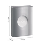 Portasacchetti igienici di Gedy in resine termoplastiche - Cromato