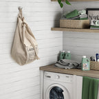 Sacca portabiancheria di Gedy modello Baggy in cotone e poliestere - EcrÃ¹