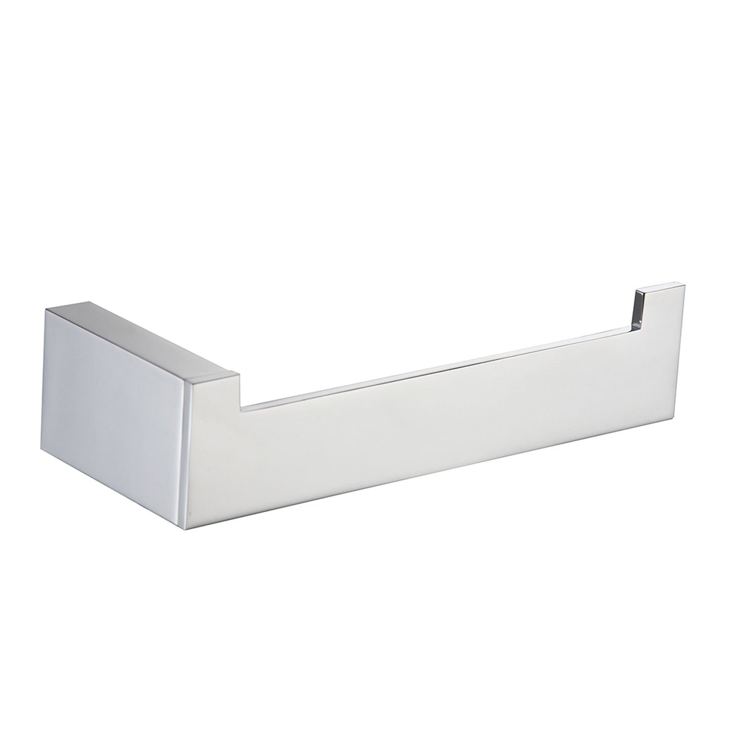 Porta rotolo aperto linea Maela in ottone cromato fissaggio con viti incluse