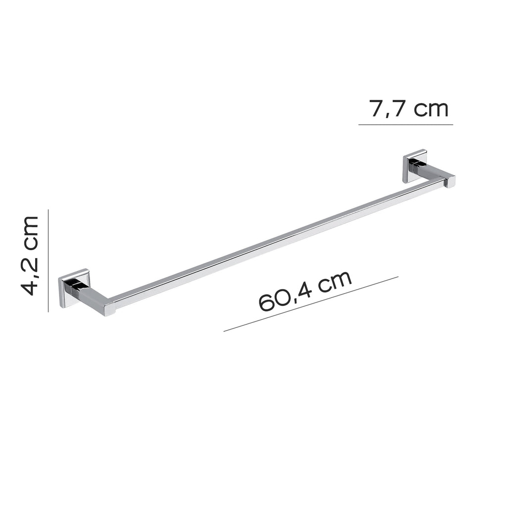 Portasalviette 60 cm in acciaio inox AISI 304 Colorado di Gedy - Cromato