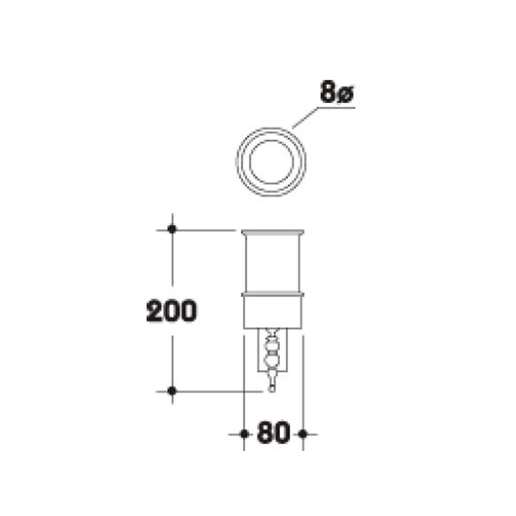 Bicchiere portaspazzolini in ceramica con supporto in ottone cromato installazione a parete collezione Paestum Globo