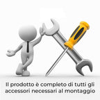 Porta salviette cm 31 Nero Opaco Colombo Design collezione Basic Con fissaggio a tassello e ad incollo con kit opzionale